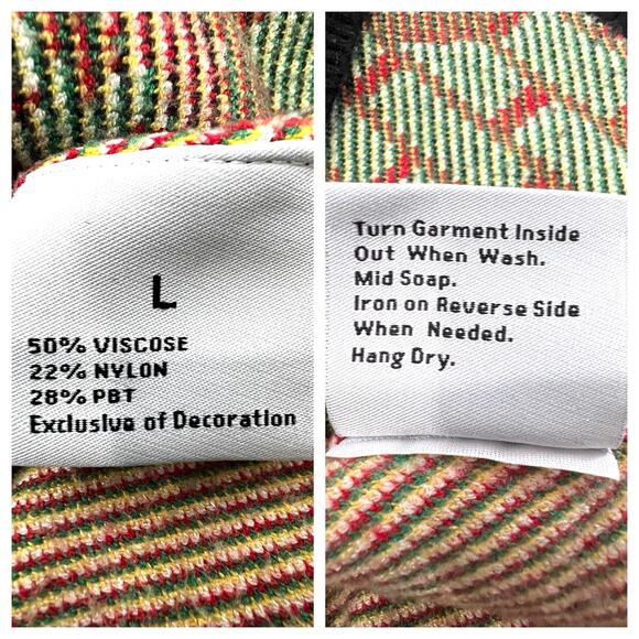 Christmas Vest Women's L Holiday Party Ugly Sweater Colorful Novelty Vintage - Picture 4 of 6